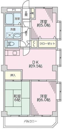 ドミールさがみ野の物件間取画像